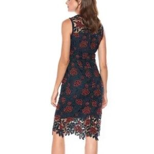 CUPCAKES AND CASHMERE Mandolin Floral Lace Dress size 4